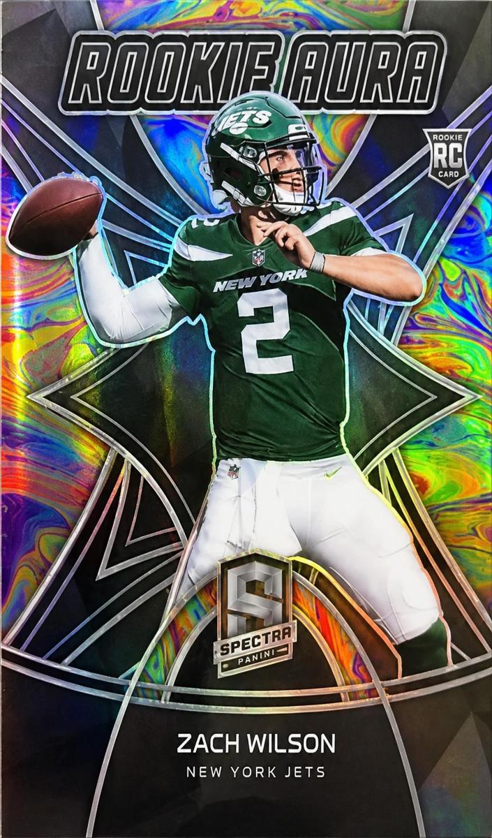 2021 Panini Spectra Football Zach Wilson #RO-2 PSA 9