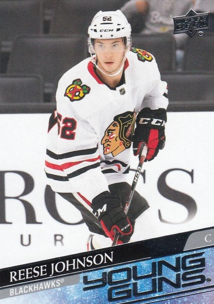 2020 Upper Deck Hockey Reese Johnson #725 PSA 10
