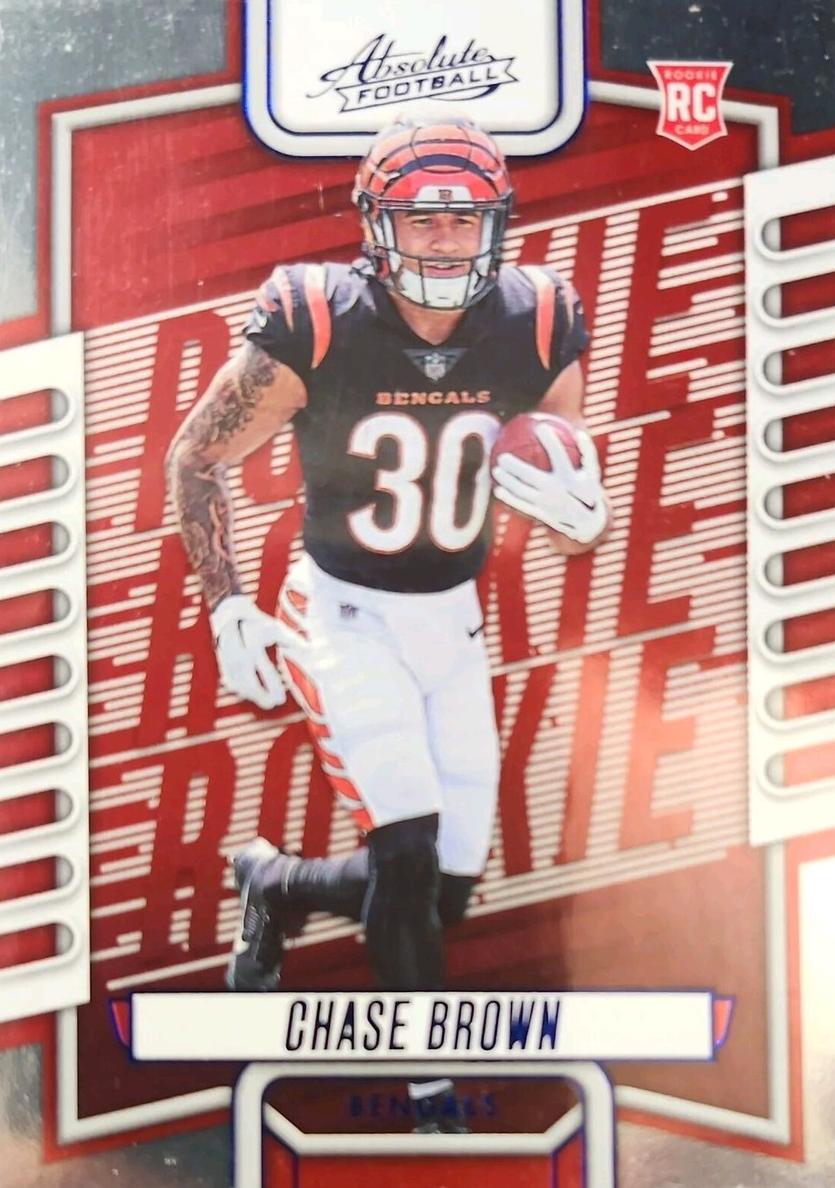 2023 Panini Absolute Football Blue Chase Brown #142