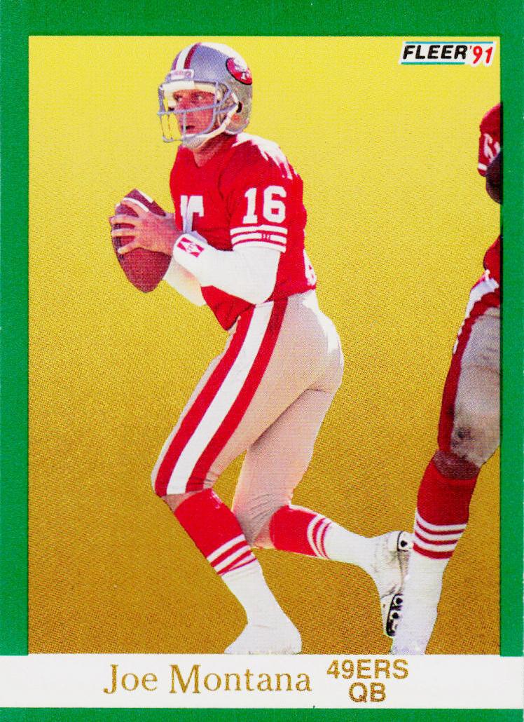 1991 Fleer Football Joe Montana #360