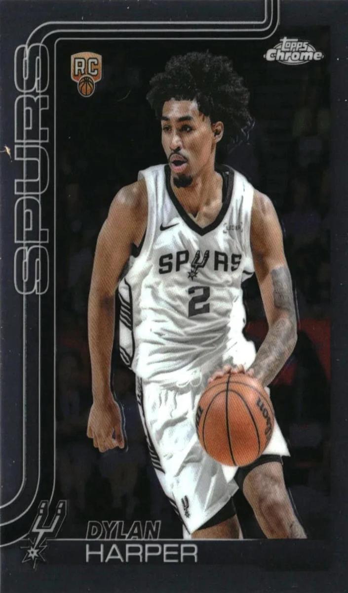 2025 Topps Chrome Basketball Dylan Harper #252 RAW Ungraded