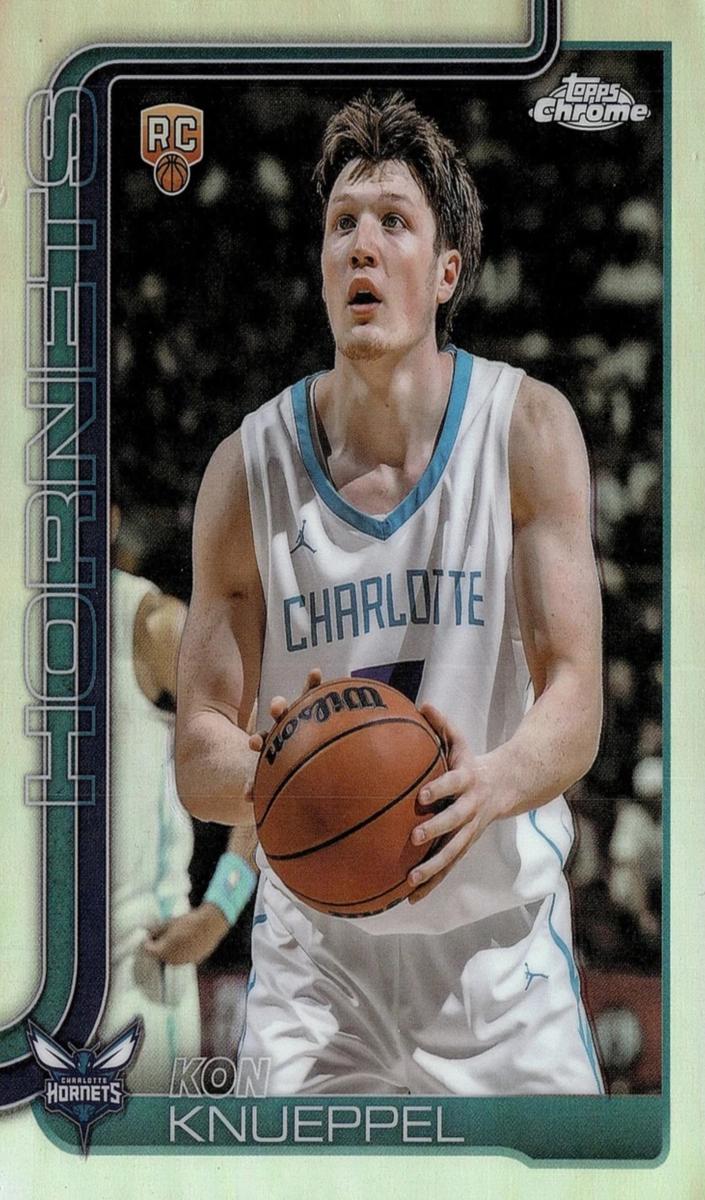 2025 Topps Chrome Basketball Refractor Kon Knueppel #254