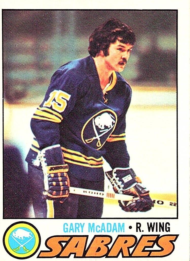 1977 O-Pee-Chee Hockey Gary McAdam #253