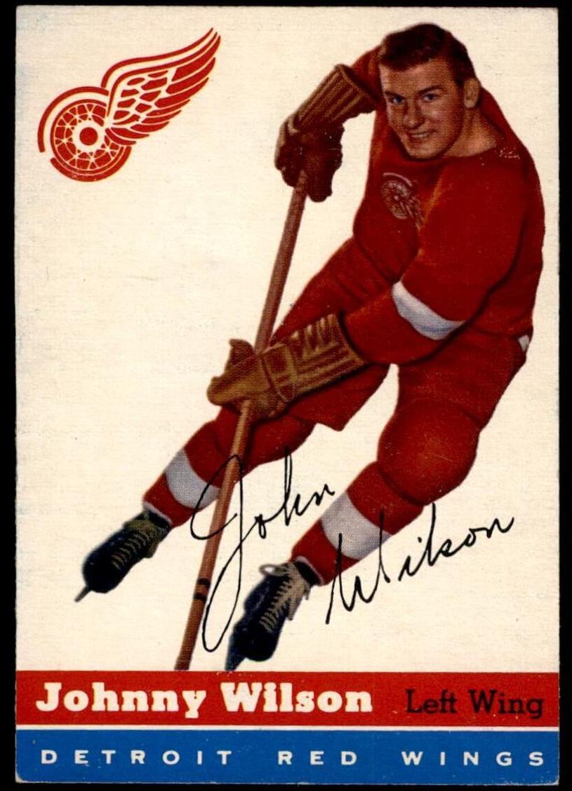 1954 Topps Hockey Johnny Wilson #4 PSA 6