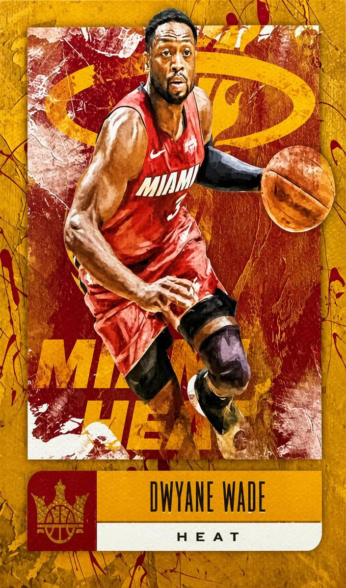 2018 Panini Court Kings Basketball Dwyane Wade #81 PSA 10