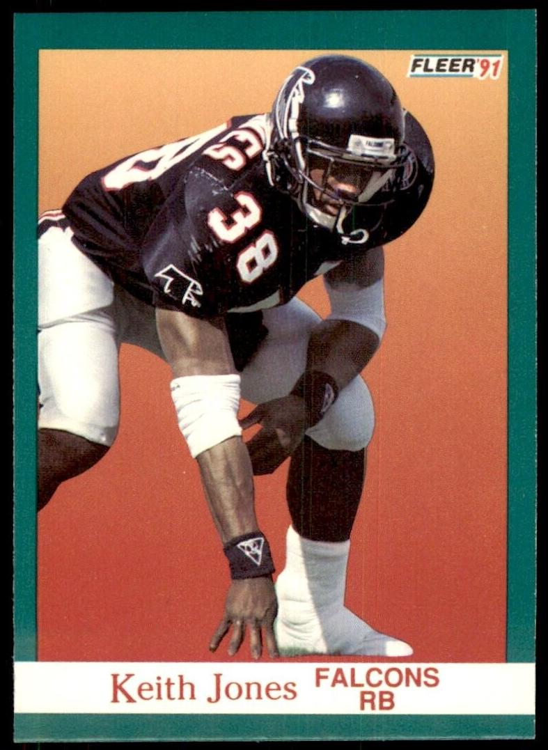 1991 Fleer Football Keith Jones #204