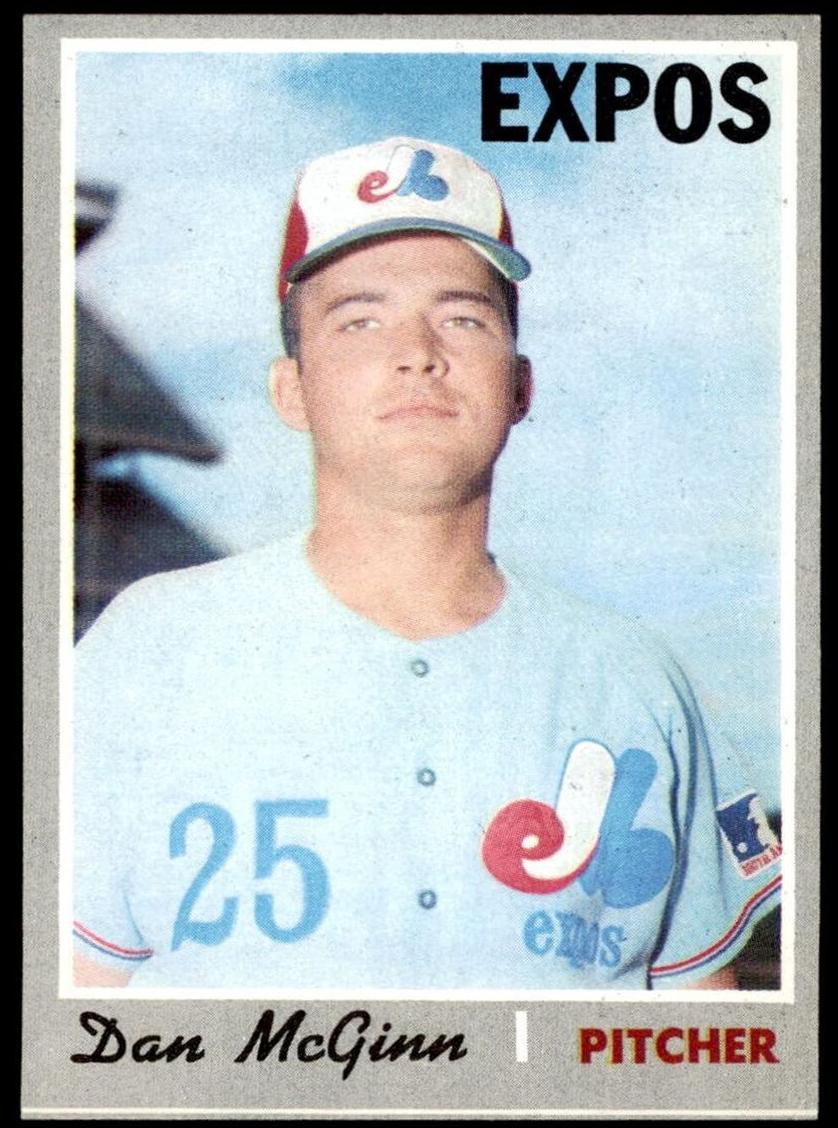 1970 Topps Baseball Dan McGinn #364