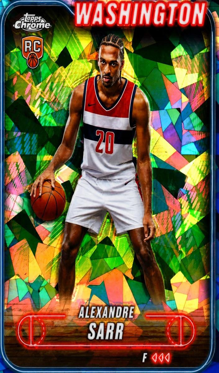 2024 Topps Chrome Sapphire Basketball Alexandre Sarr #136