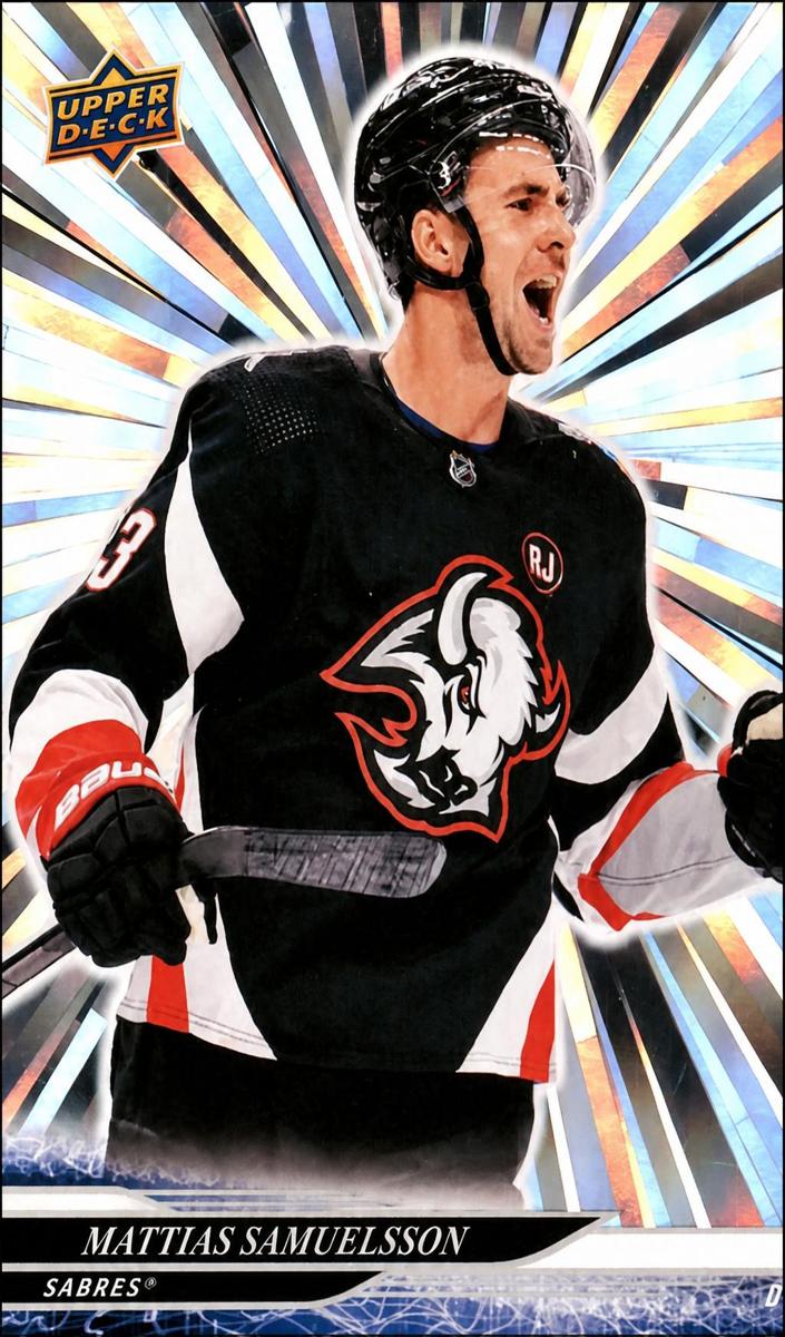 2024 Upper Deck Hockey Outburst Silver Mattias Samuelsson #265