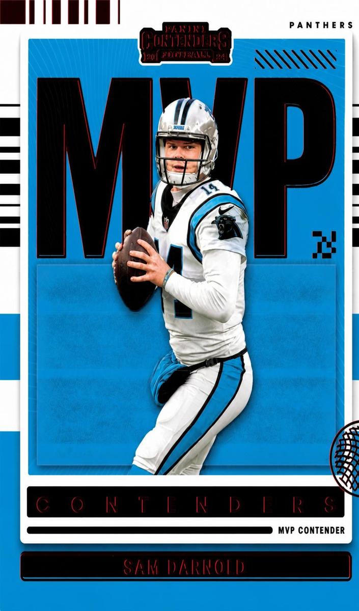 2021 Panini Contenders Football Base Sam Darnold #MVP-SDA