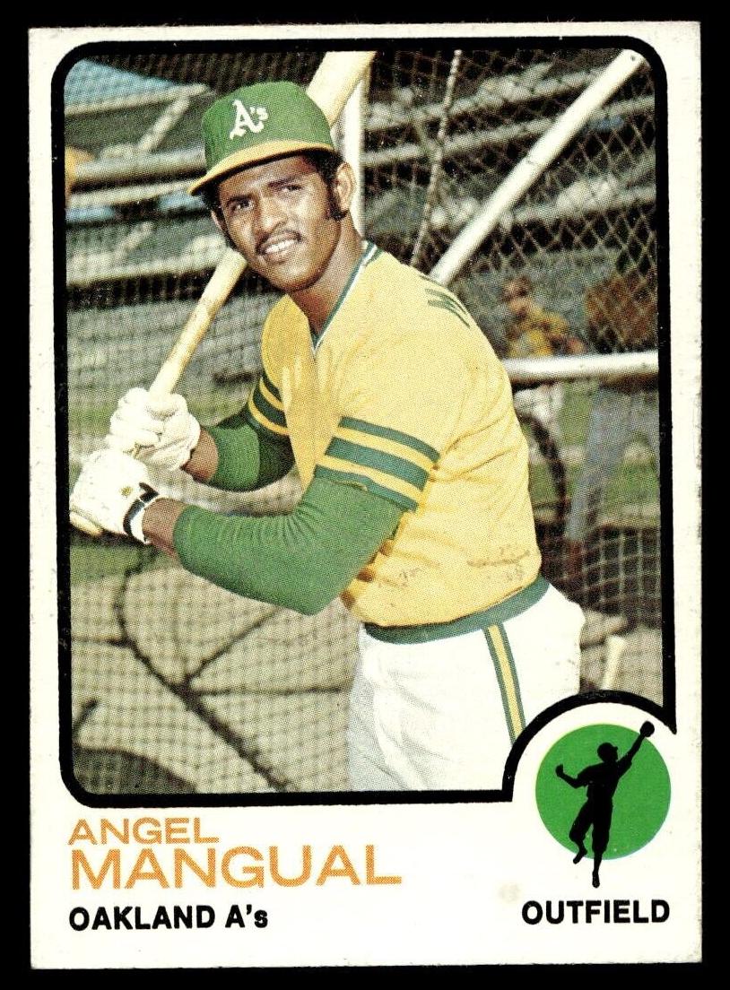 1973 Topps Baseball Angel Mangual #625