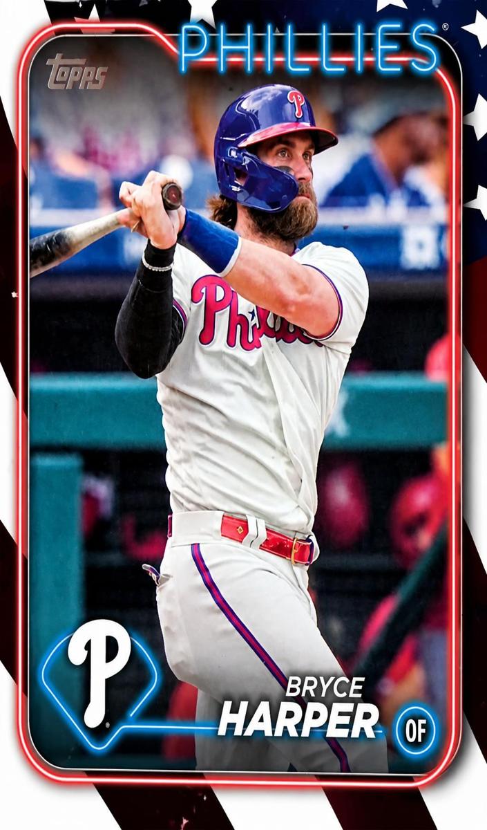 2024 Topps Baseball Independence Day Bryce Harper #200 PSA 10