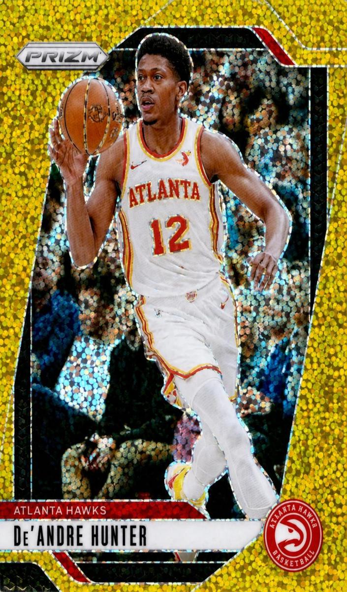 2024 Panini Prizm Basketball Gold Sparkle De'Andre Hunter #47