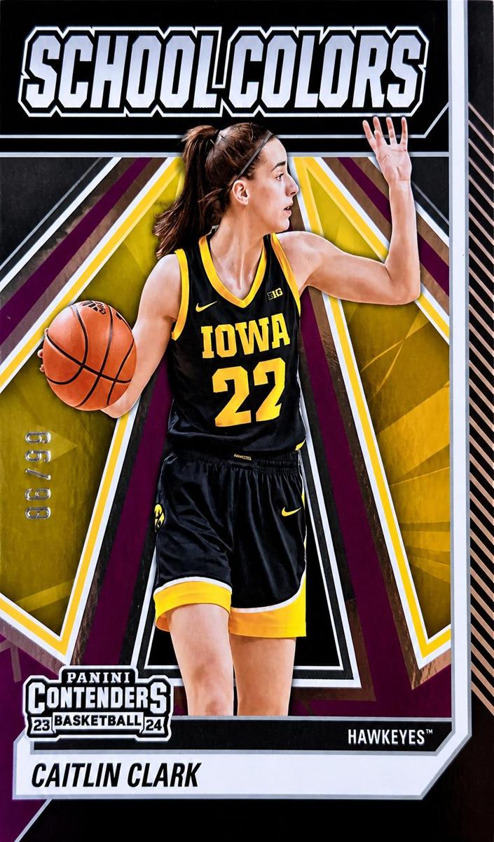 2024 Panini Caitlin Clark Collection Basketball Purple Caitlin Clark #SC1