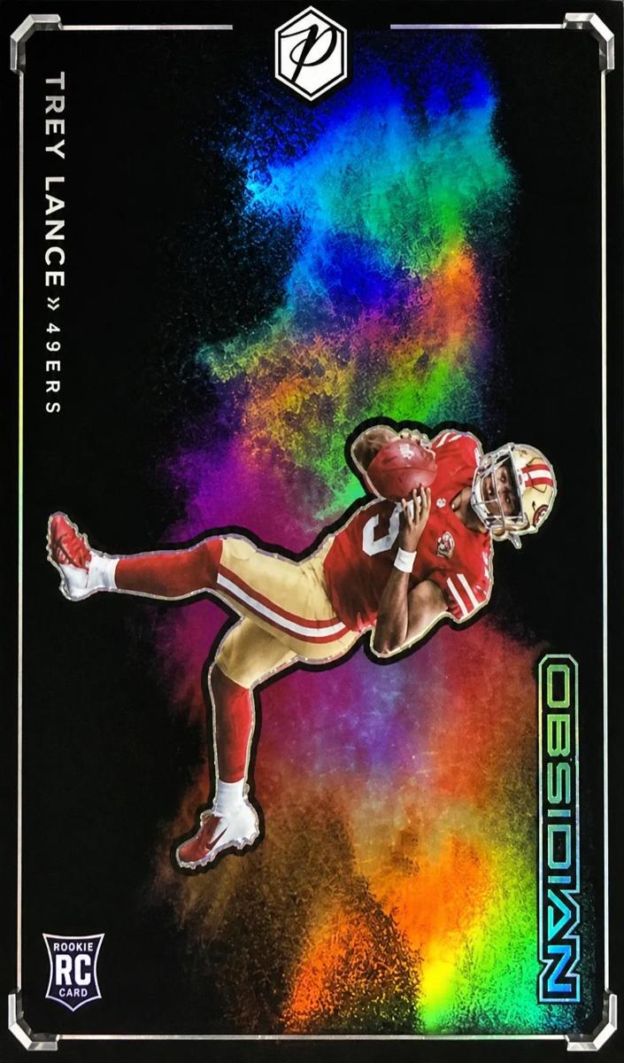 2021 Panini Obsidian Football Trey Lance #CB-23