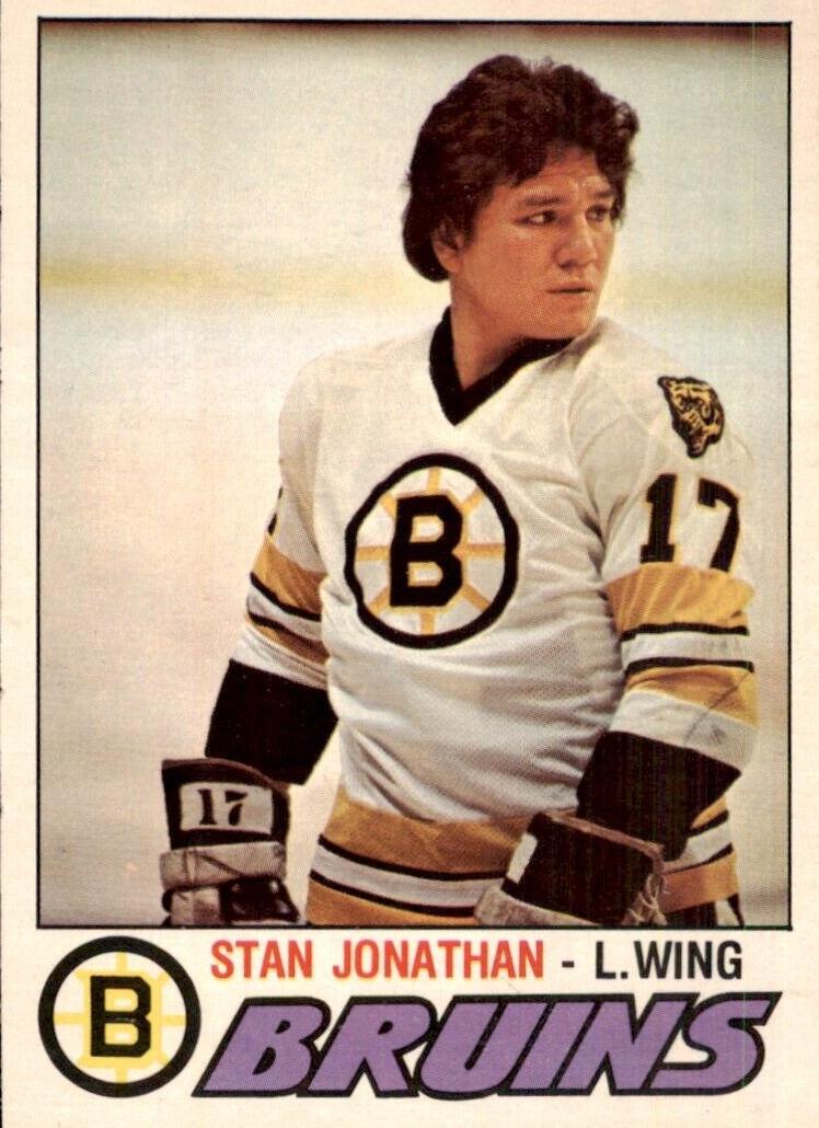 1977 O-Pee-Chee Hockey Stan Jonathan #270 PSA 8