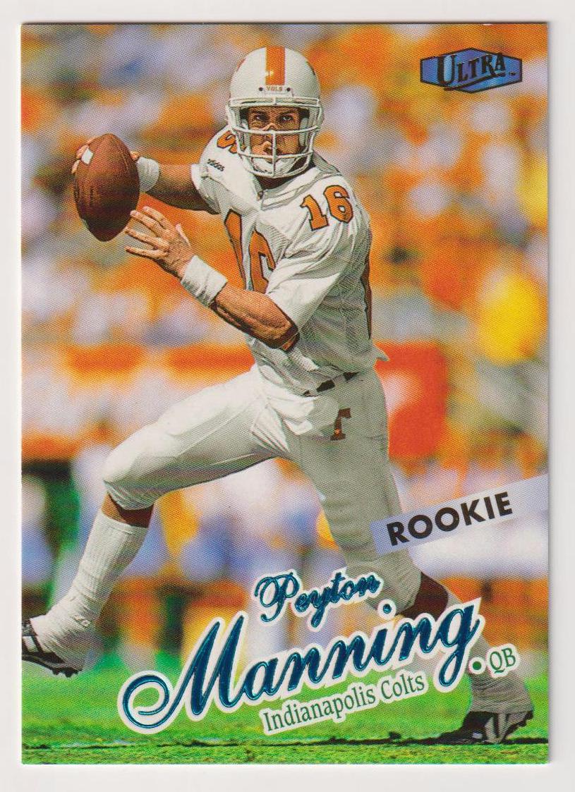 1998 Fleer Ultra Football Peyton Manning #201