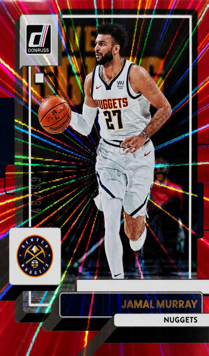 2022 Panini Donruss Basketball Holo Red Laser Jamal Murray #90