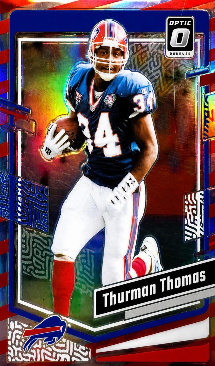 2023 Donruss Optic Football Freedom Thurman Thomas #24 PSA 8.5