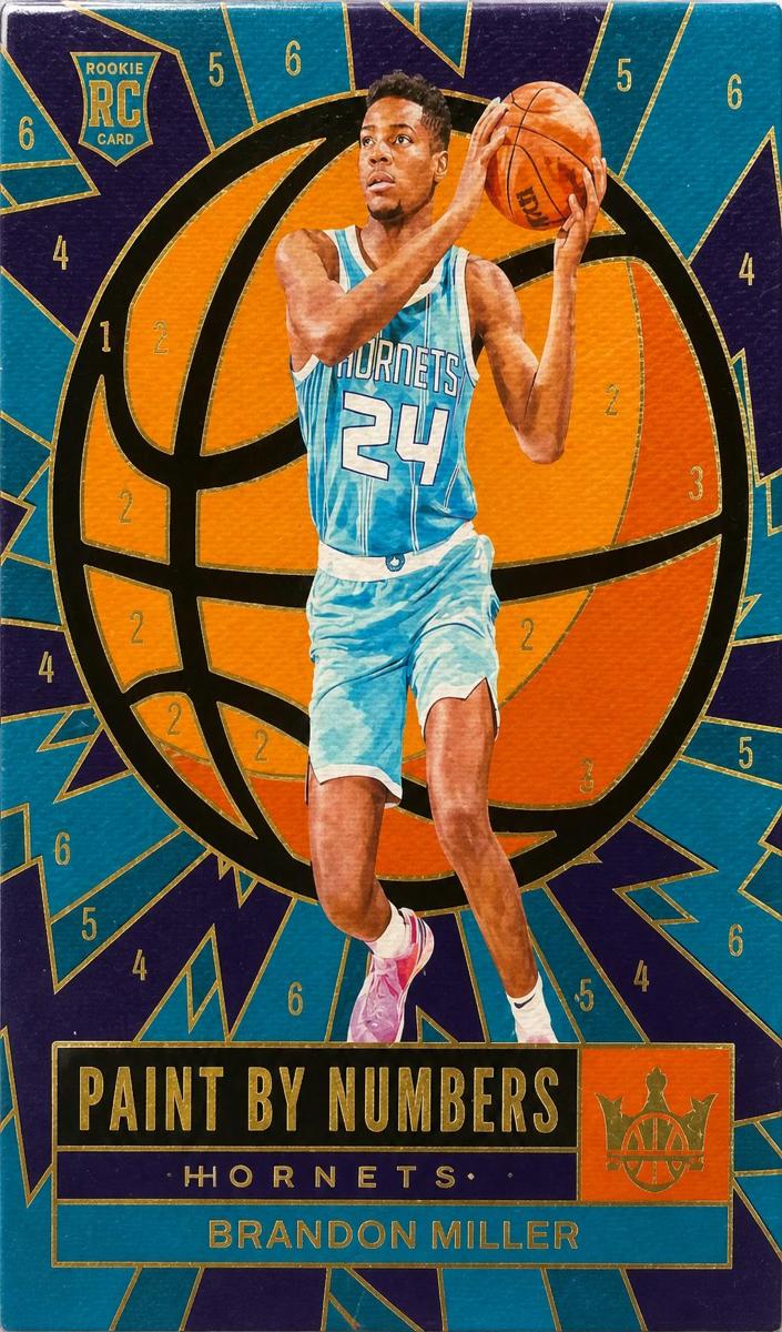 2023 Panini Court Kings Basketball Brandon Miller #9 PSA 7