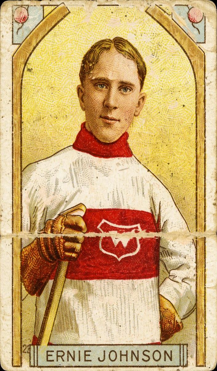1911 Imperial Tobacco C55 Hockey Ernie Johnson #28