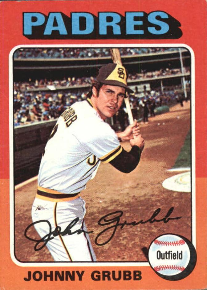 1975 Topps Baseball Johnny Grubb #298