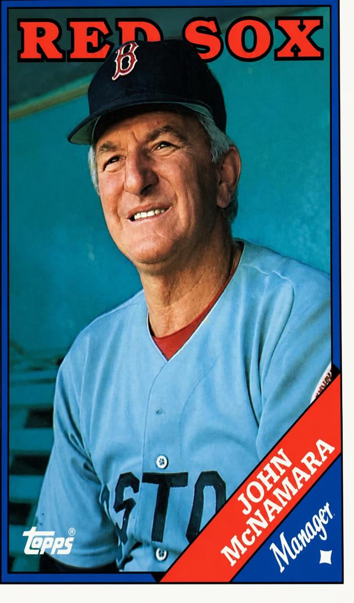 1988 Topps Baseball John McNamara #414 PSA 9