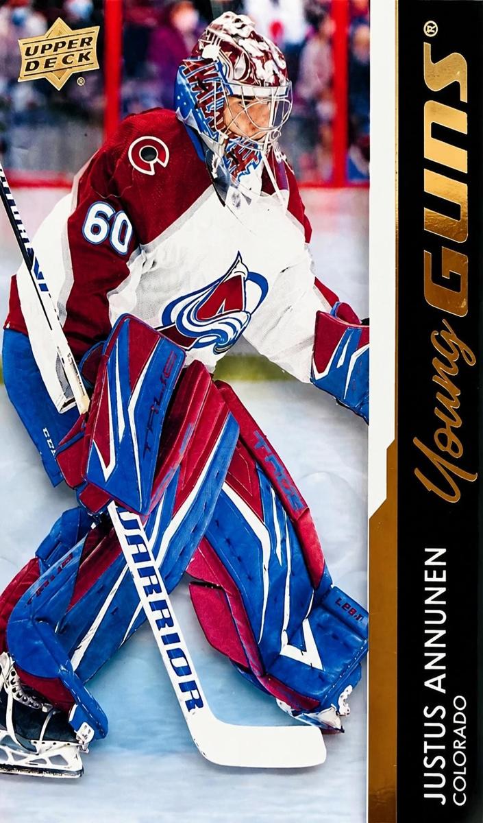 2021 Upper Deck Hockey Clear Cut Justus Annunen #708
