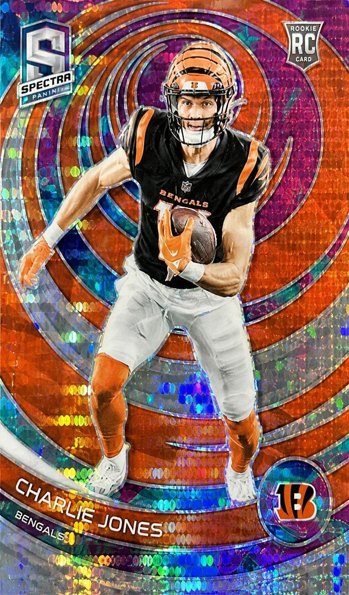 2023 Panini Spectra Football Celestial Charlie Jones #172