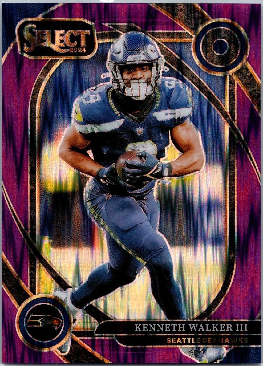 2024 Panini Select Football Purple Shock Kenneth Walker III #276