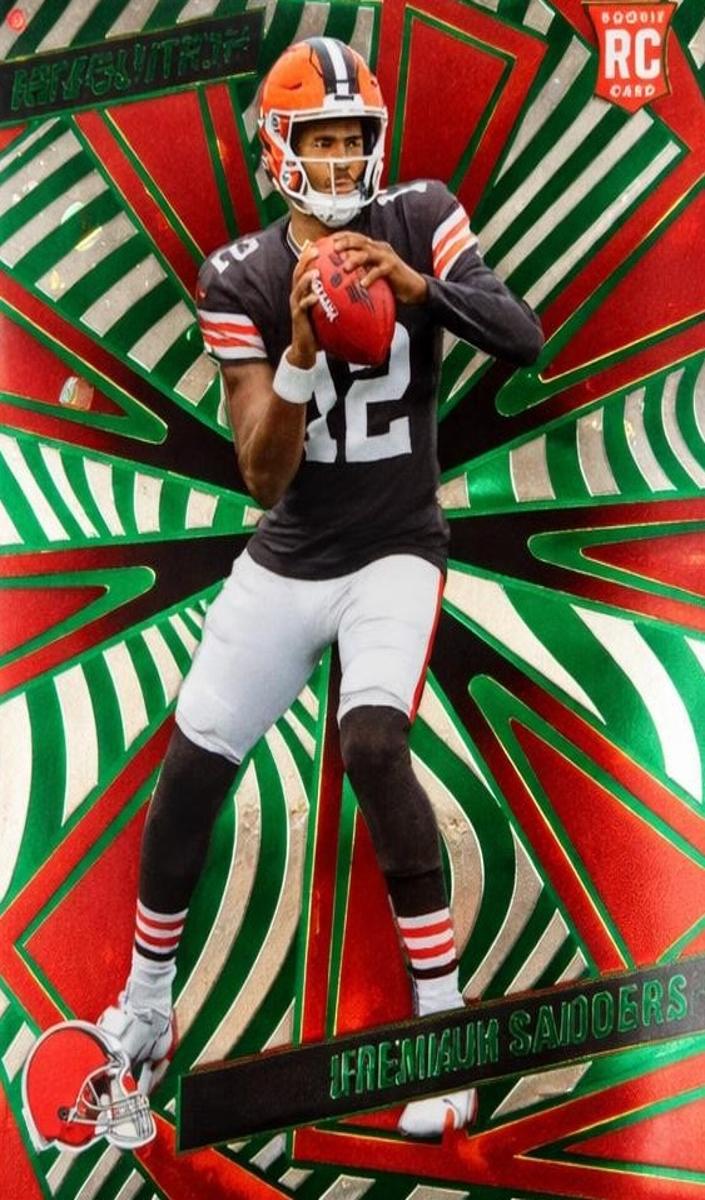 2025 Panini Revolution Football Green Swirl Shedeur Sanders #239