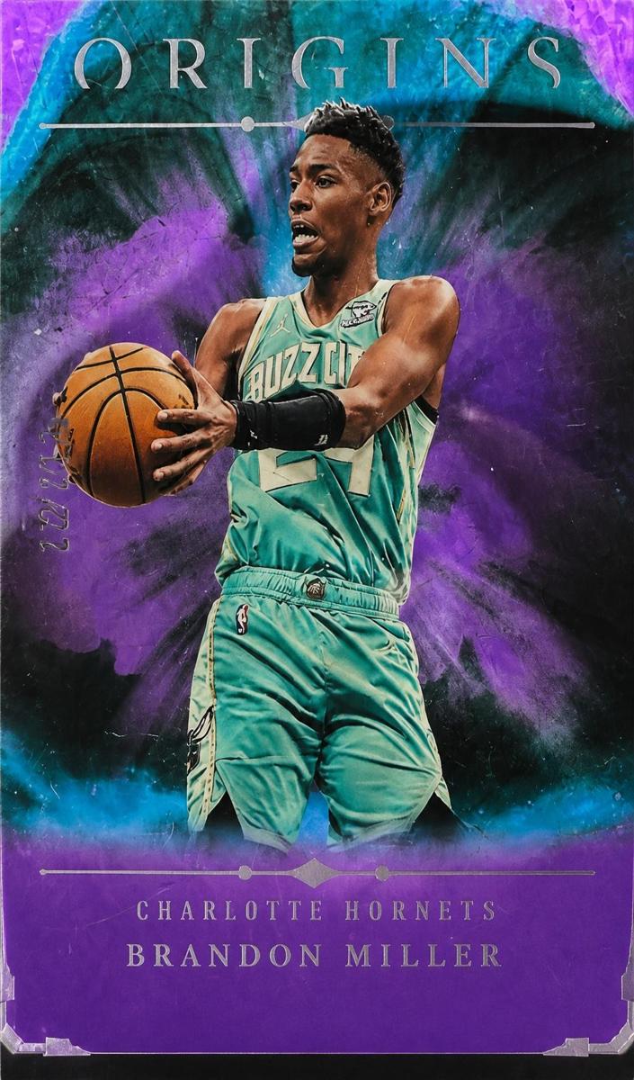 2024 Panini Origins Basketball Purple FOTL Brandon Miller #46