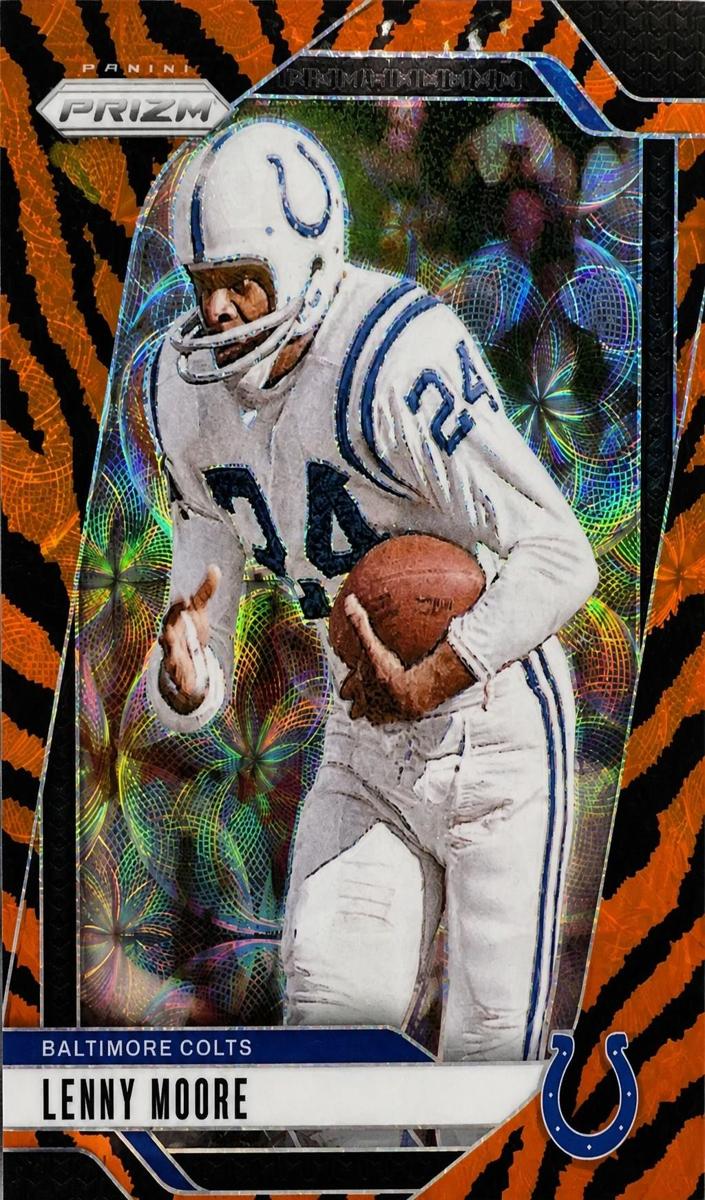 2024 Panini Prizm Football Choice Tiger Stripe Lenny Moore #296