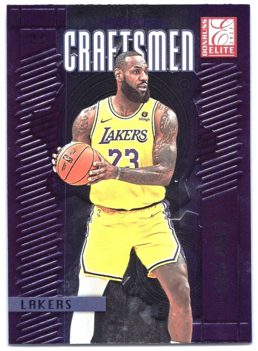 2023 Donruss Elite Basketball Purple LeBron James #3