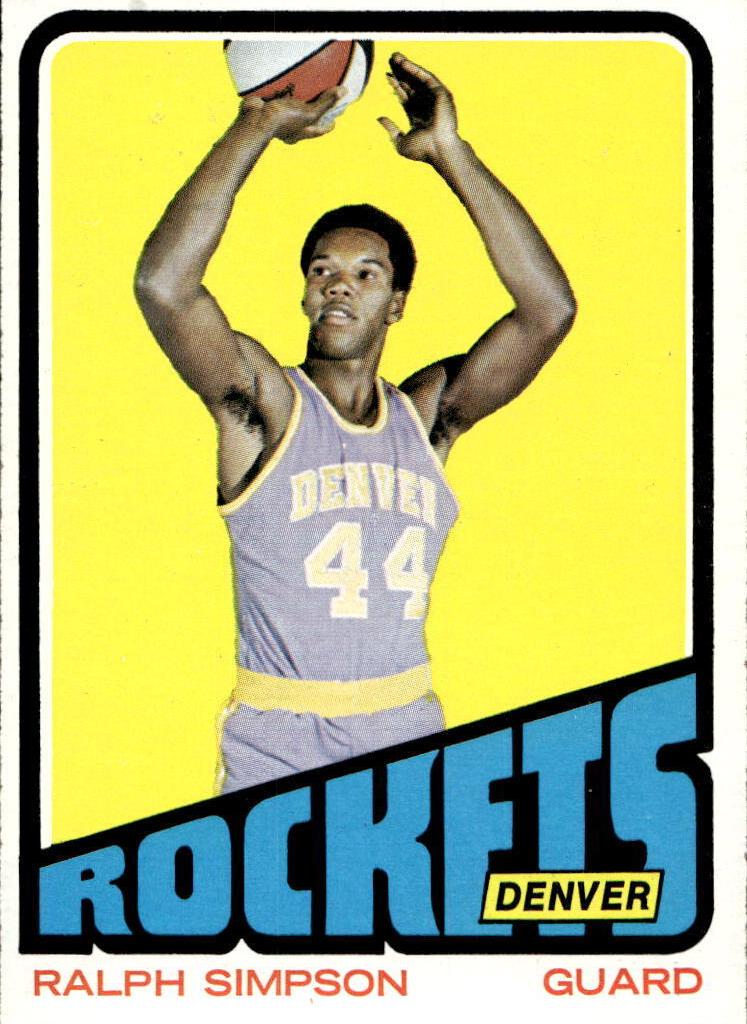 1972 Topps Basketball Ralph Simpson #235
