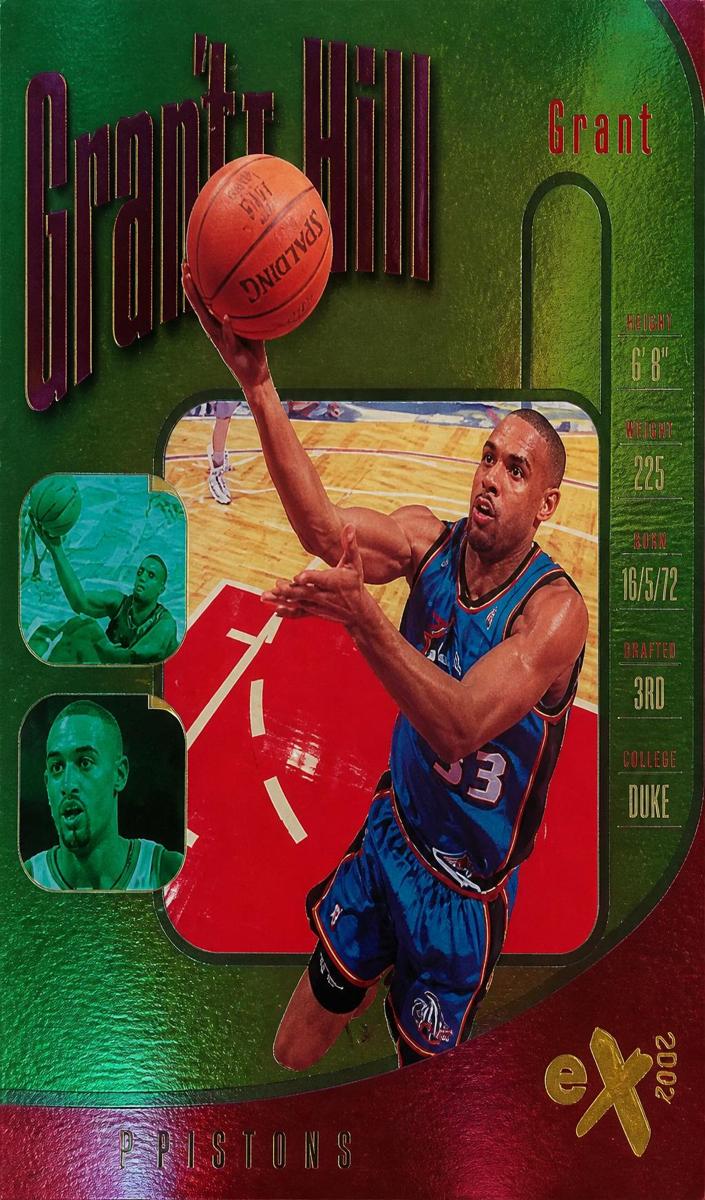 1997 Skybox E-X2001 Basketball Grant Hill #8GD PSA 8