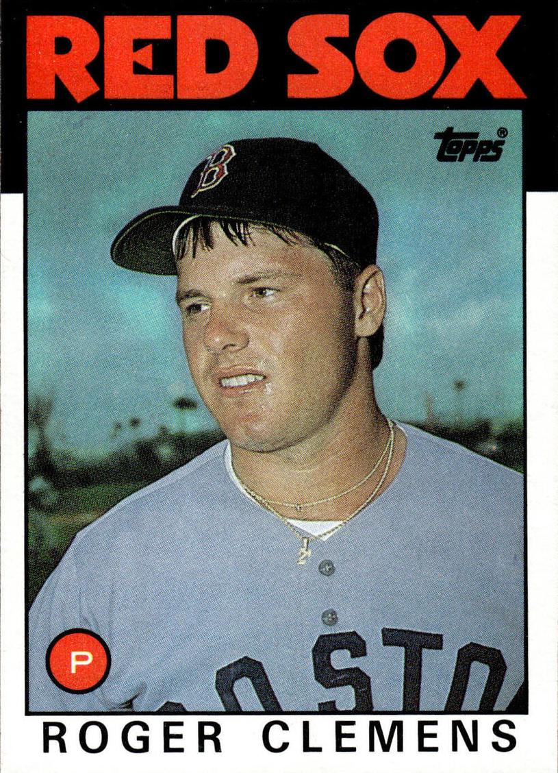 1986 Topps Baseball Roger Clemens #661 PSA 9