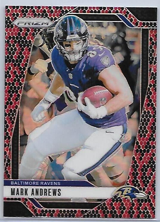 2024 Panini Prizm Football Snakeskin Mark Andrews #22