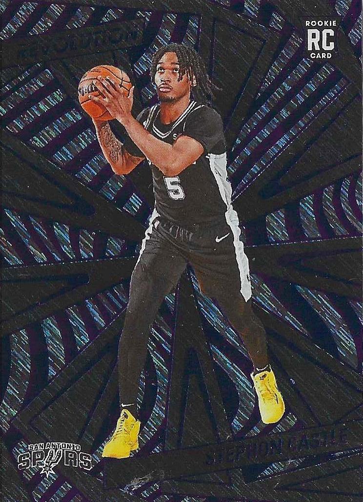 2024 Panini Revolution Basketball Blue Storm Stephon Castle #116