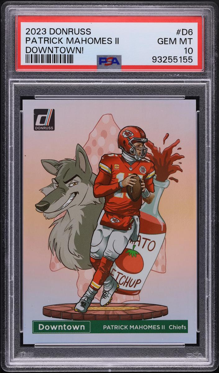 2023 Panini Donruss Football Patrick Mahomes II #D-6 PSA 9