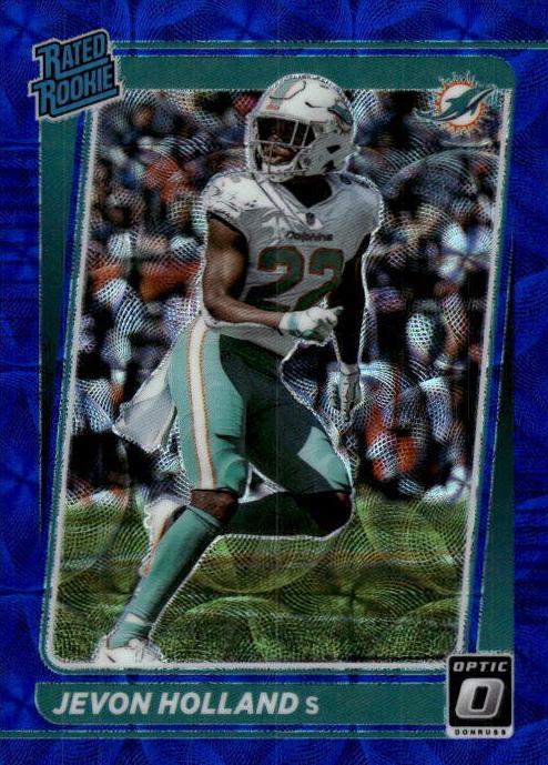 2021 Donruss Optic Football Blue Scope Jevon Holland #267 PSA 10