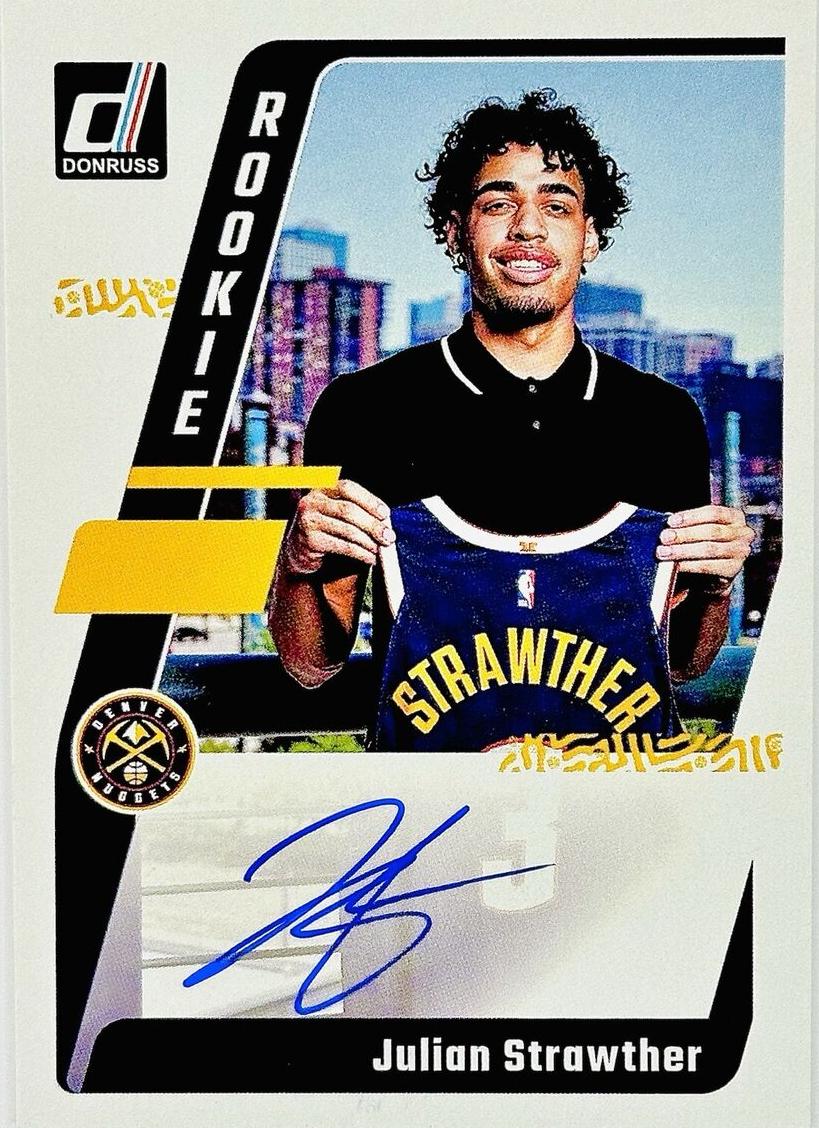 2023 Panini Donruss Basketball Julian Strawther #ND-JSW PSA 10