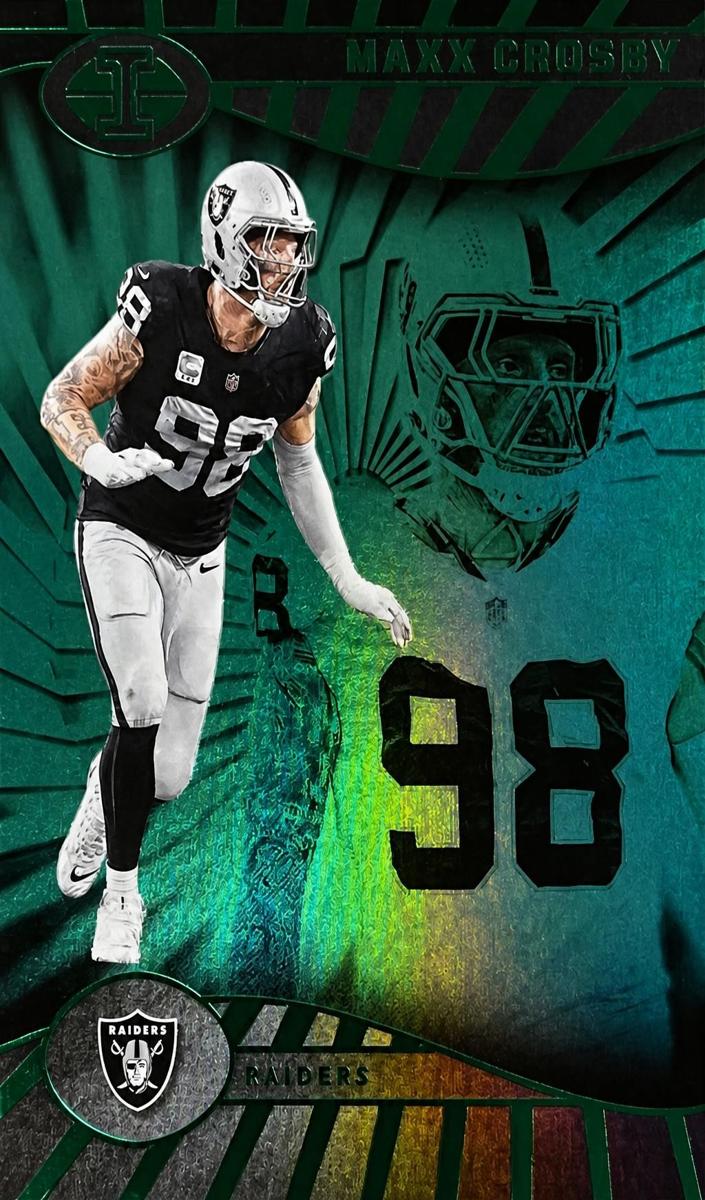 2024 Panini Illusions Football Emerald Trophy Collection Maxx Crosby #48