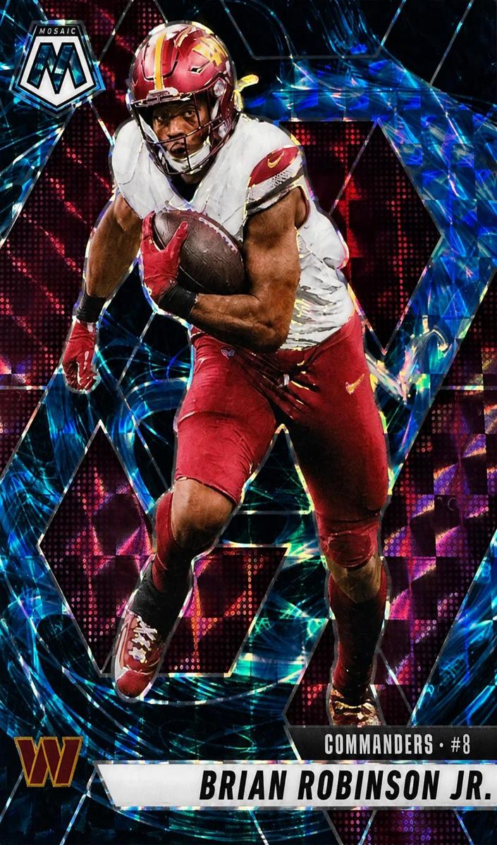 2025 Panini Mosaic Football Genesis Brian Robinson Jr. #143 PSA 10