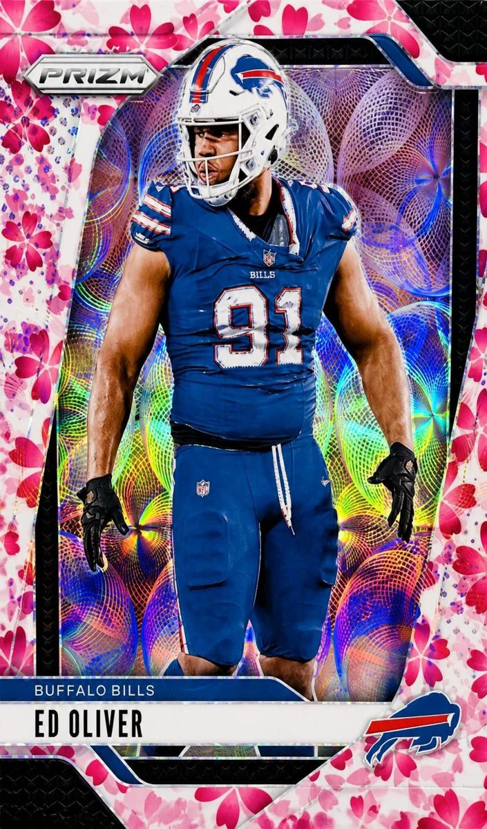 2024 Panini Prizm Football Choice Cherry Blossom Ed Oliver #32