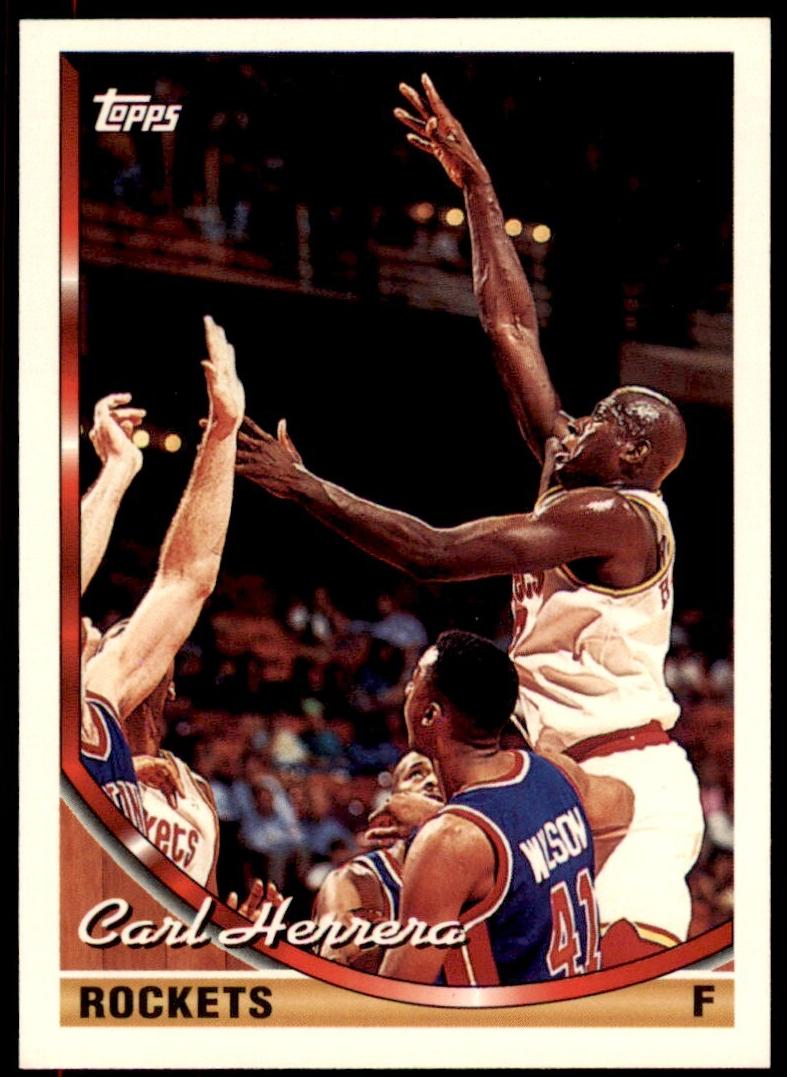 1993 Topps Basketball Carl Herrera #216 PSA 9