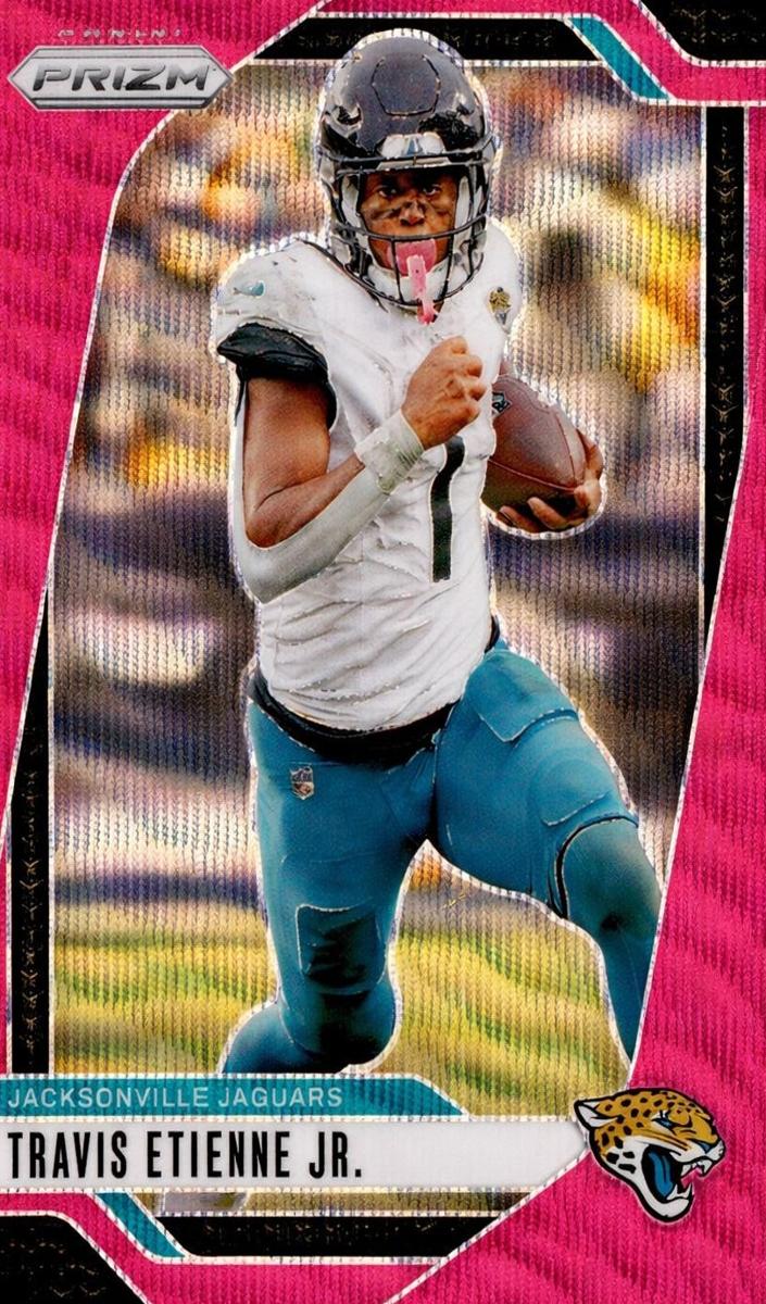 2024 Panini Prizm Football Pink Wave Travis Etienne Jr. #130
