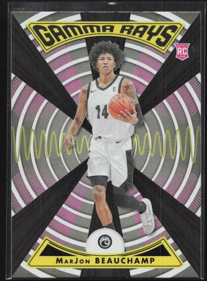 2022 Panini Chronicles Draft Picks Basketball Black MarJon Beauchamp #ZG-MJB