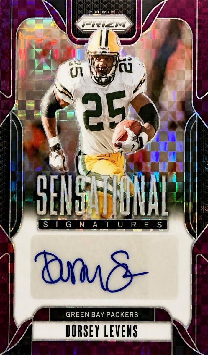 2024 Panini Prizm Football Purple Power Dorsey Levens #SS-DLS