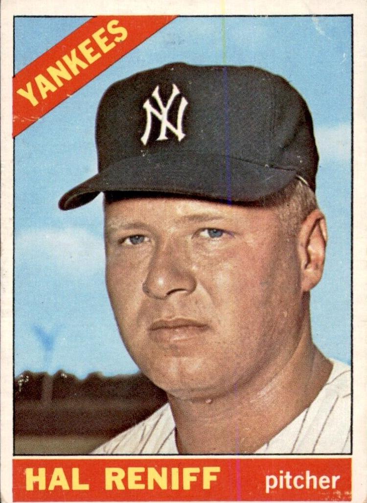 1966 Topps Baseball Hal Reniff #68